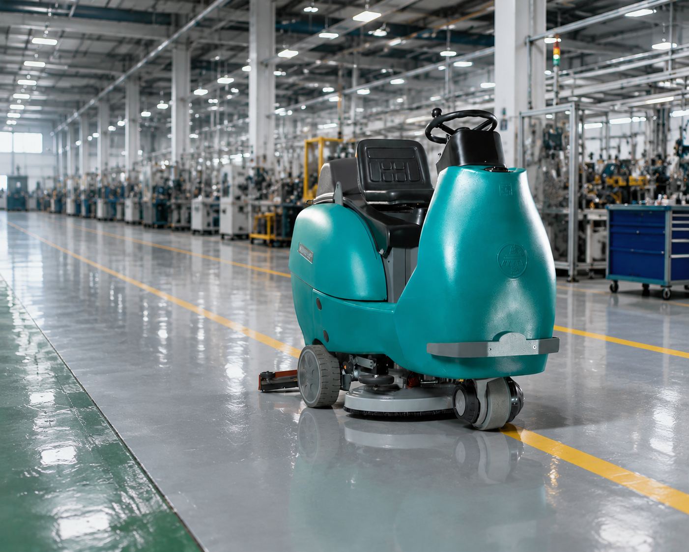How To Choose The Right Floor Scrubber For A Manufacturing Facility?